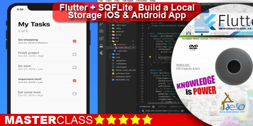 Flutter + SQFLite Build a Local Storage iOS & Android App