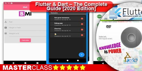 Flutter & Dart – The Complete Flutter App Development Course
